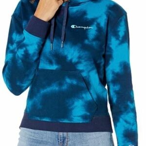 Champion Blue Tie-Dye Hoodie